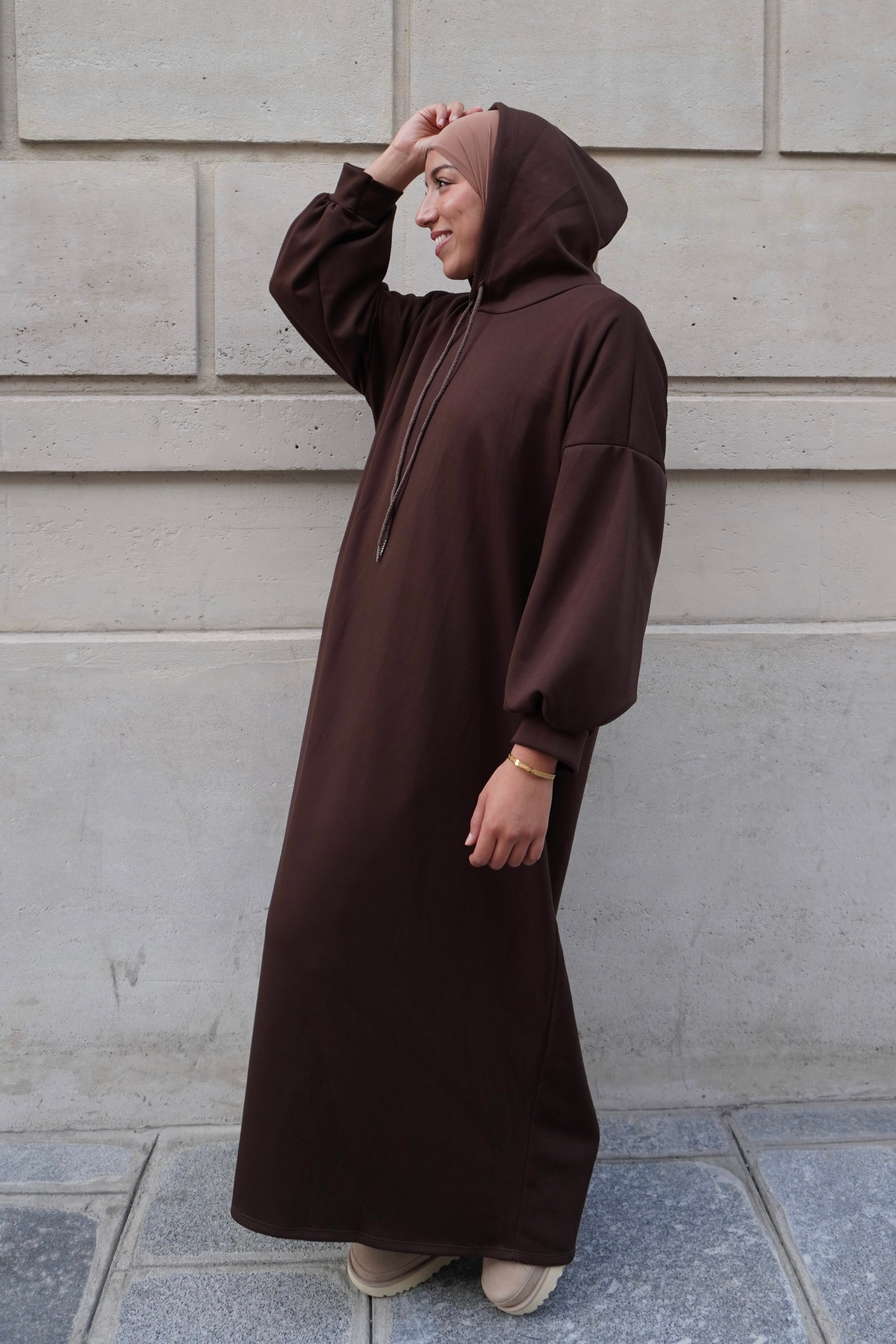 Robe Sweat Marron