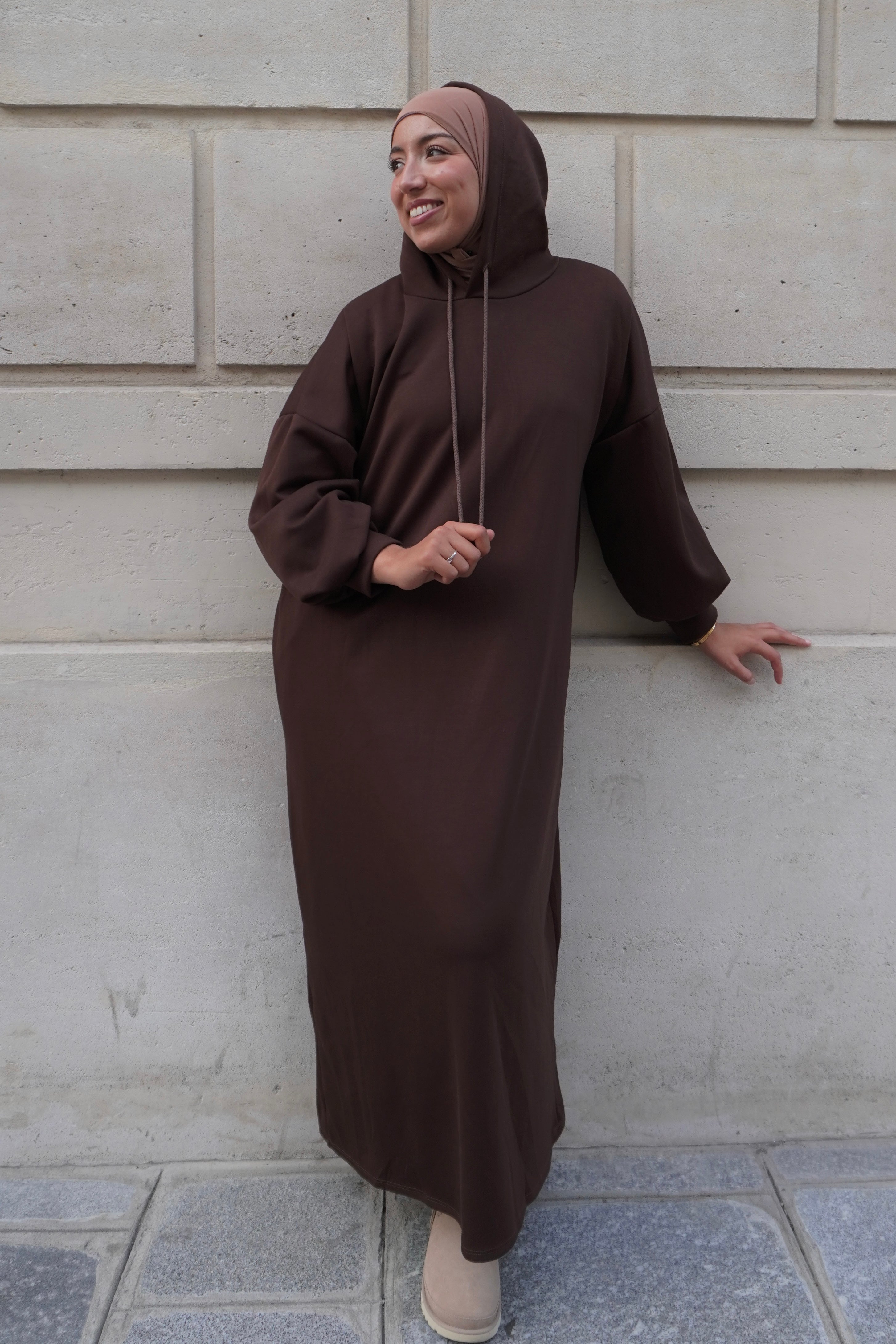 Robe Sweat Marron