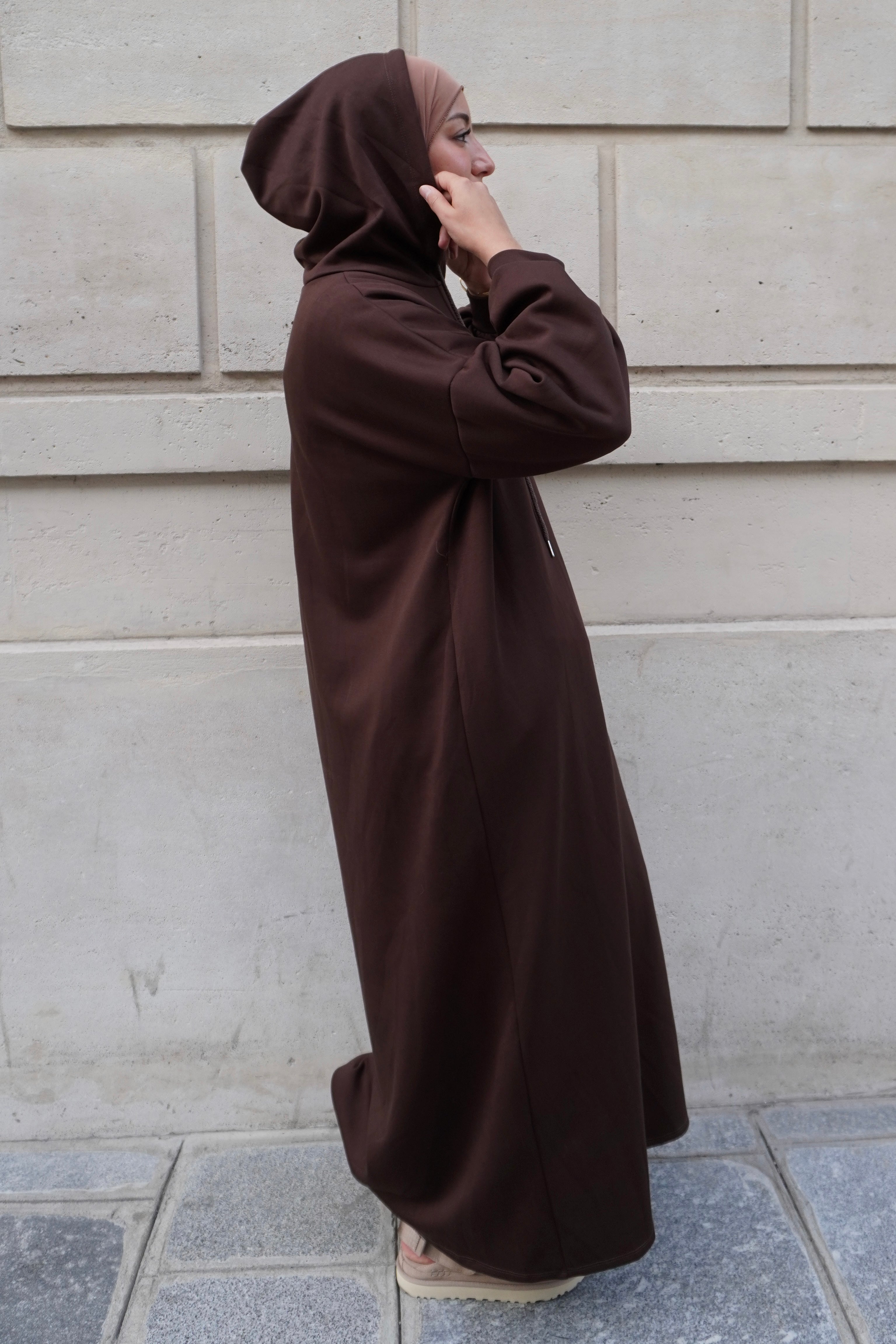 Robe Sweat Marron