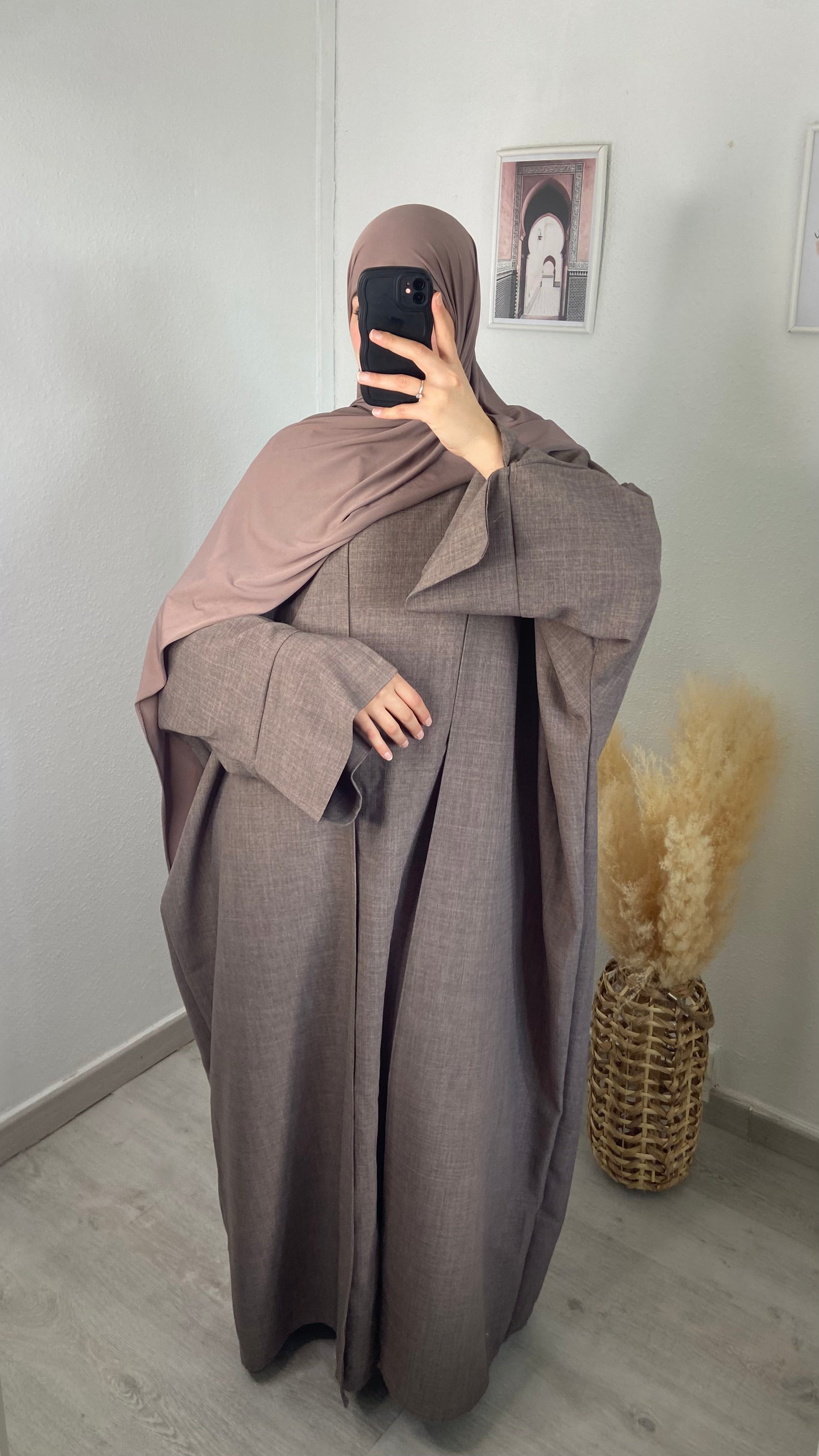 Abaya Kimono Taupe