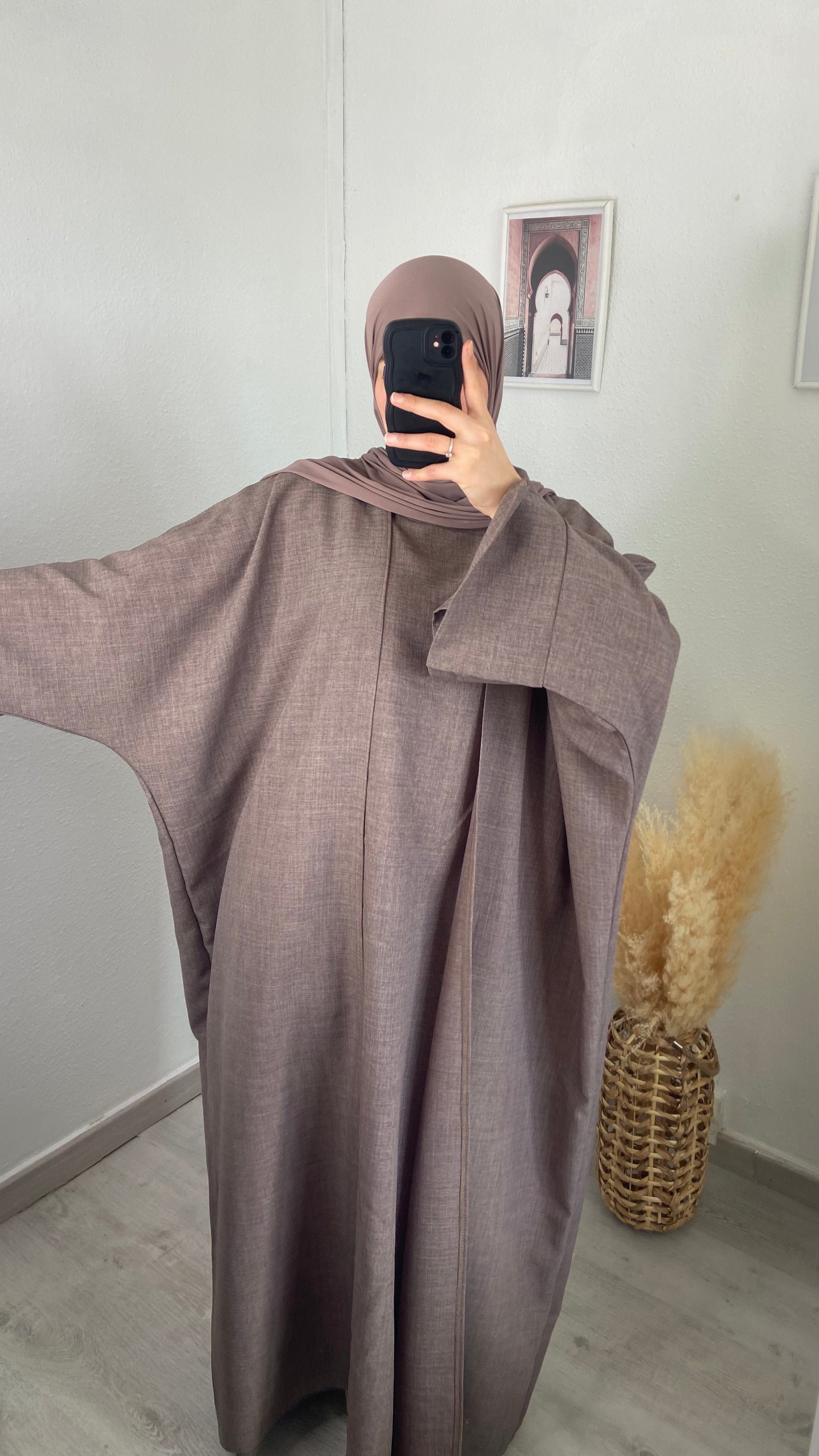 Abaya Kimono Taupe