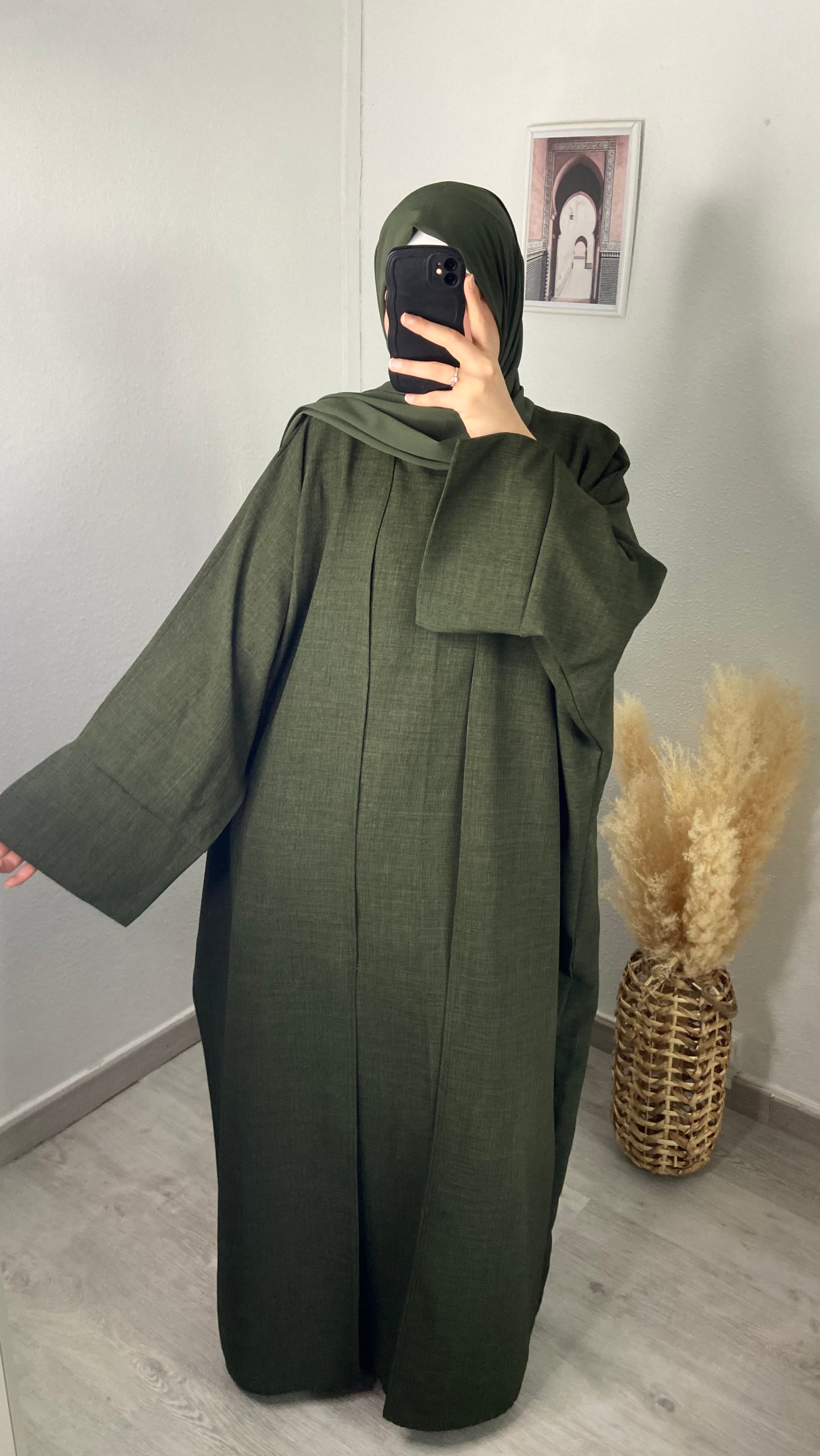 Abaya Kimono Kaki