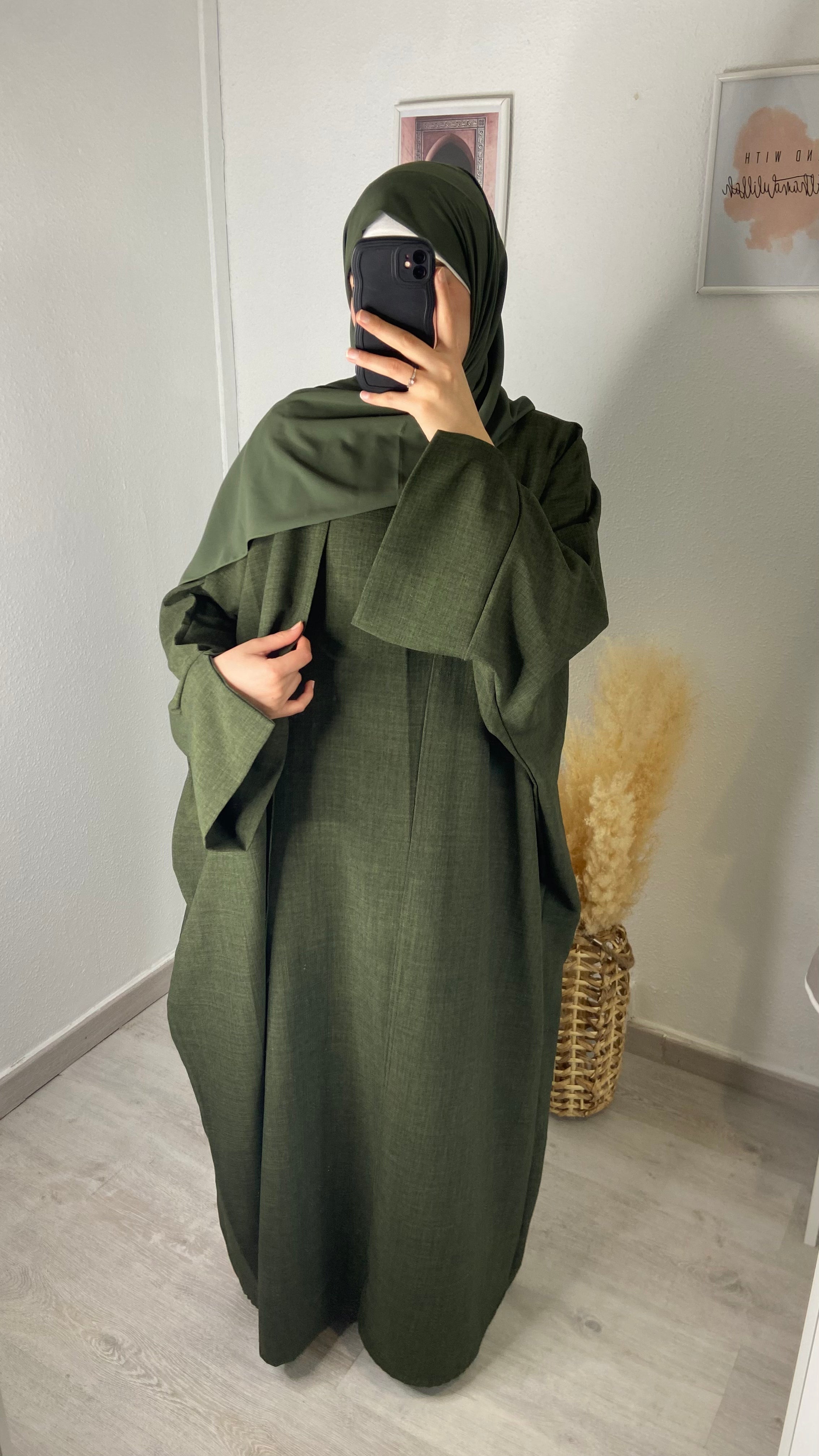 Abaya Kimono Kaki