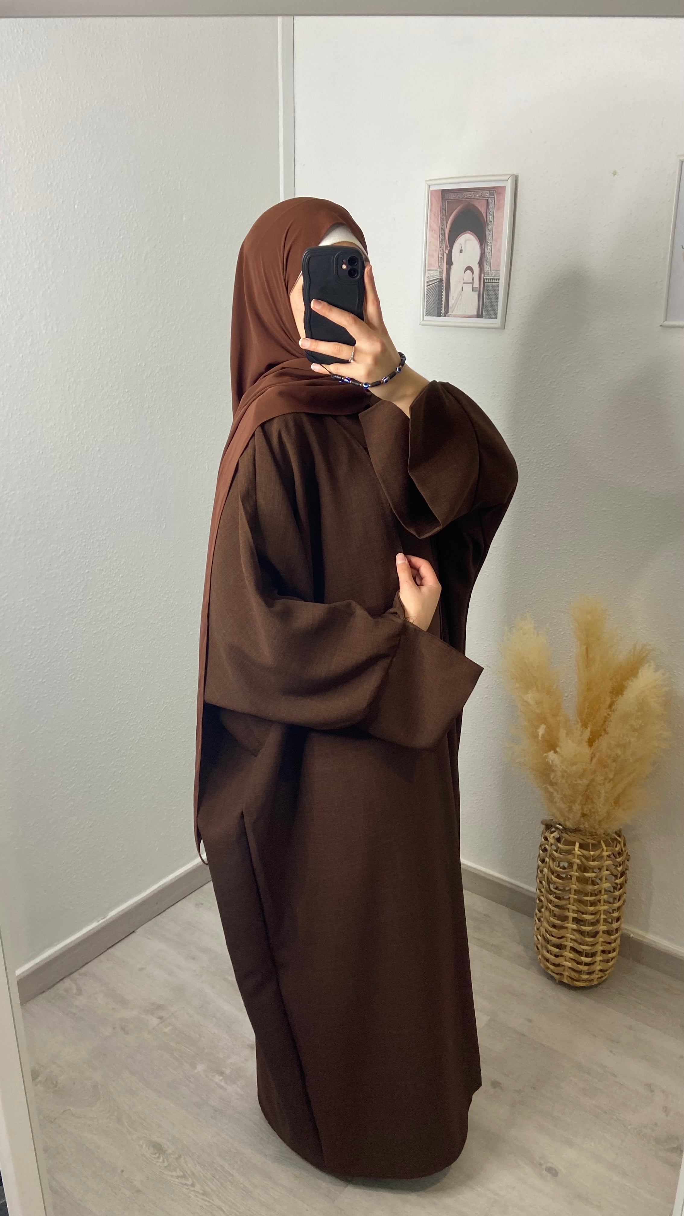 Abaya Kimono Marron