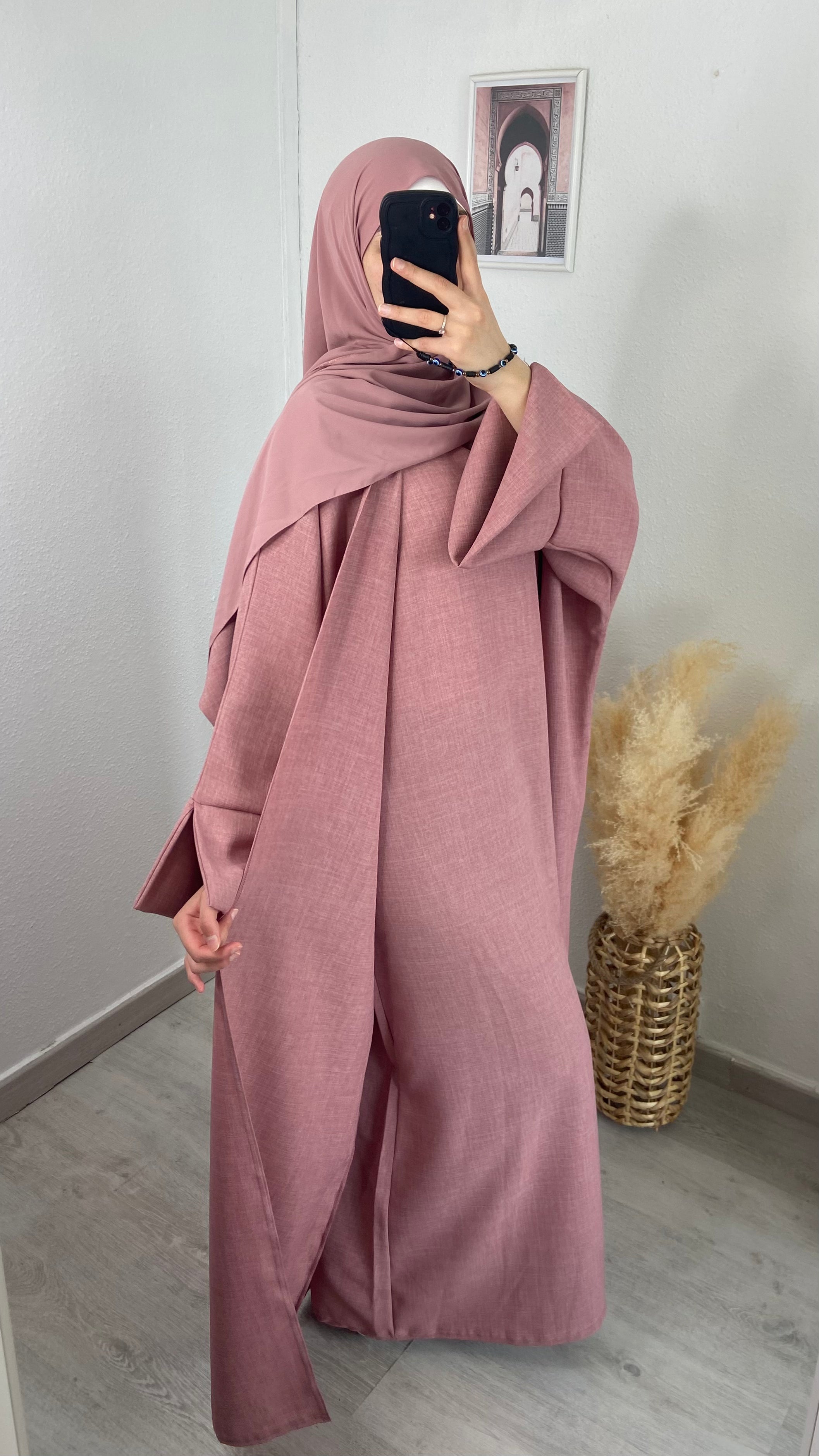 Abaya Kimono Rose