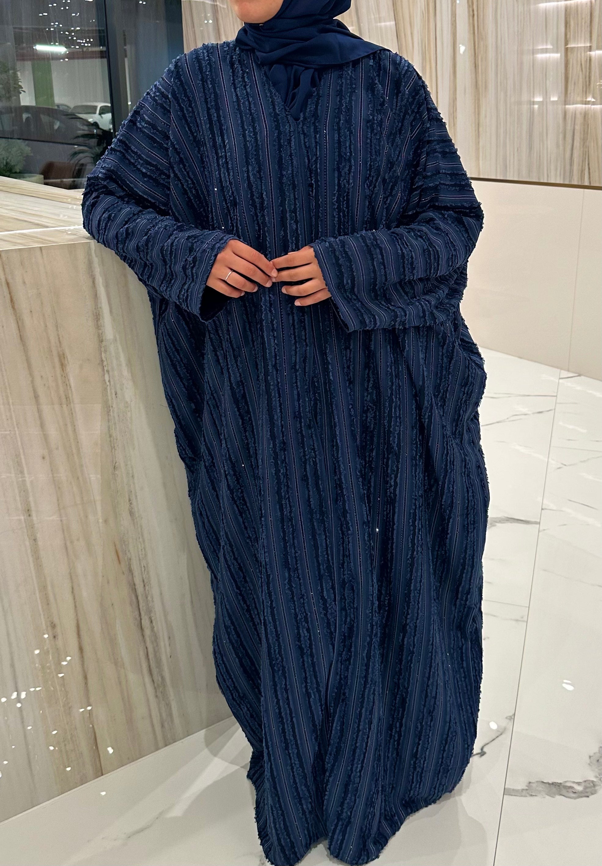 Abaya Ameera Bleu