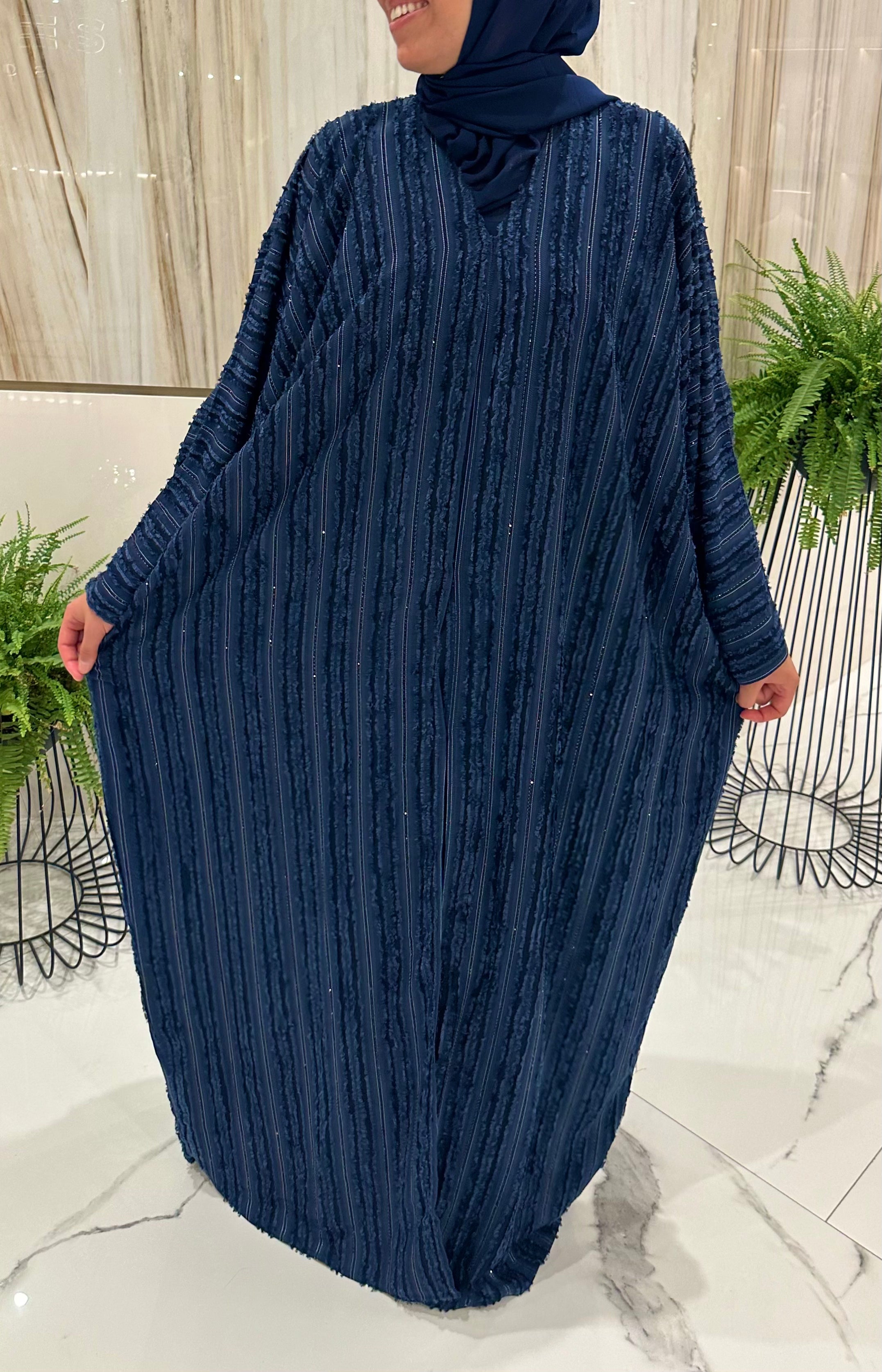 Abaya Ameera Bleu